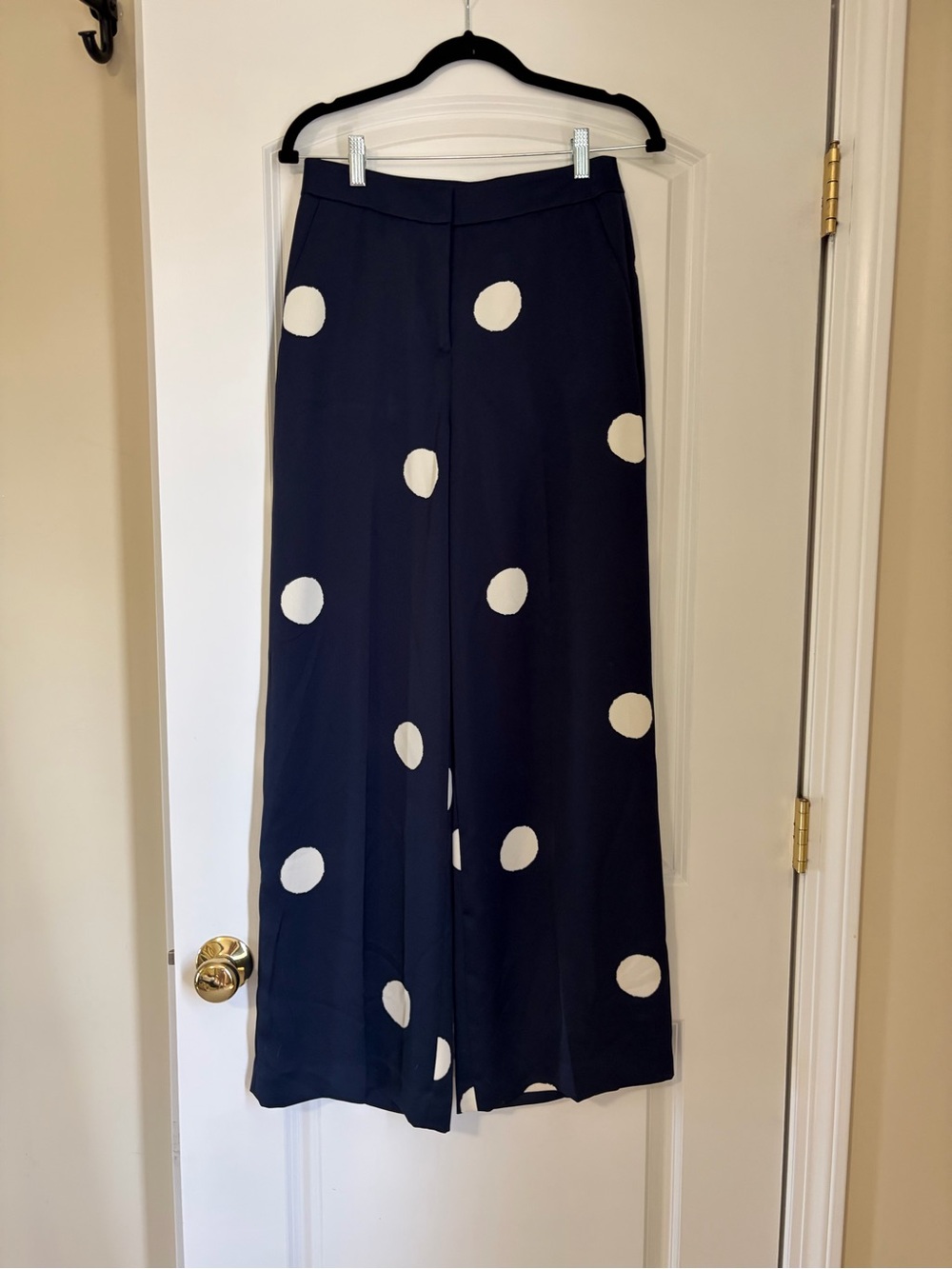 NWT Boden Polka Dot Wide Leg Trousers